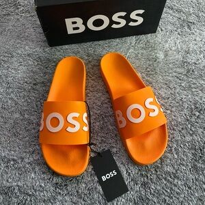 Men’s Hugo Boss Slides, BIG BOSS, Size 12, NIB